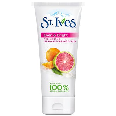 St. Ives Even &amp; Bright Pink Lemon &amp; Mandarin Orange Scrub 150 ml