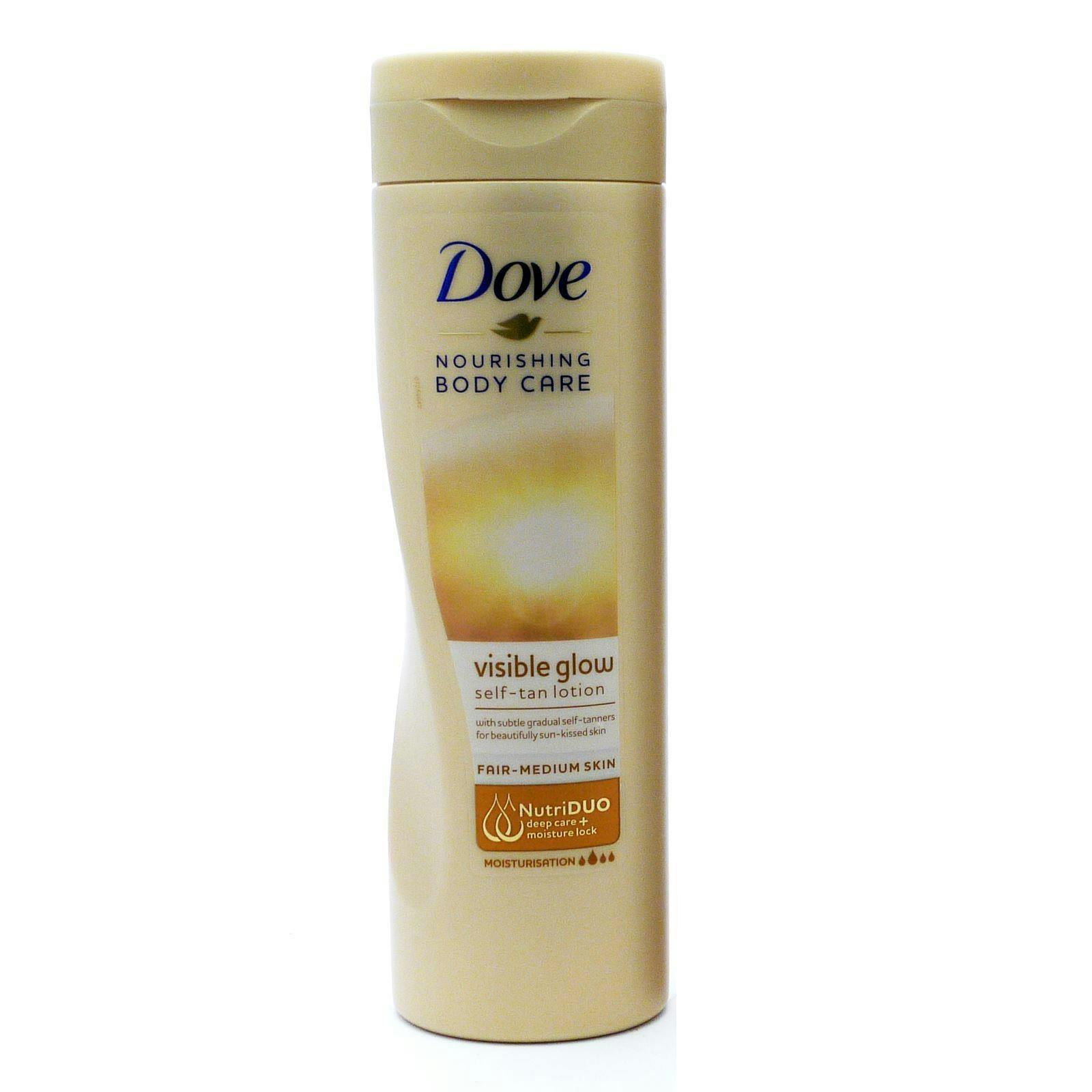 Dove Visible Glow Self-Tan Lotion Fair Medium Skin 250 ml