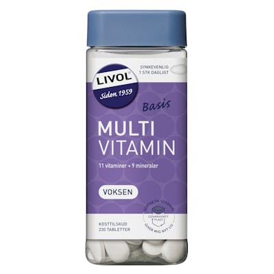 Livol Multi Basis aikuisille magnesiumilla 230 kpl