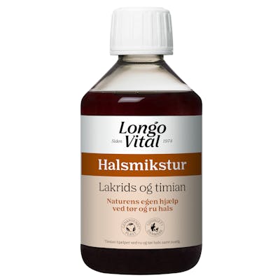 Longo Halsmikstur Lakrids &amp; Timian 250 ml