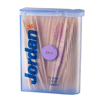 Jordan Wood Dental Sticks Thin Duo 200 kpl