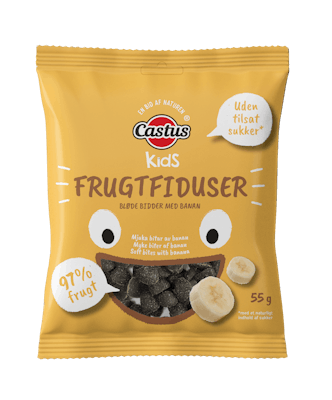Castus Kids Frugtfiduser Banan 55 g