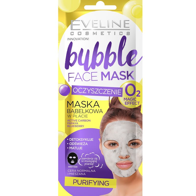 Eveline Bubble Face Sheet Mask Purifying 1 pcs