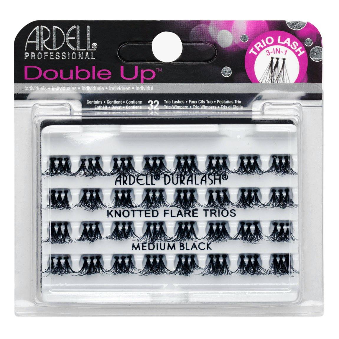 Ardell Double Up Trio Lashes Medium Black 32 st