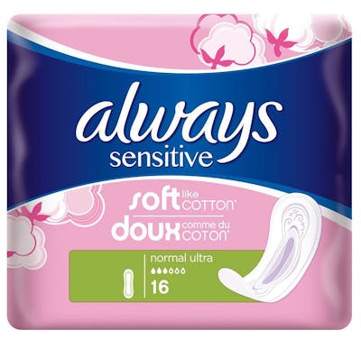 Always Sensitive Ultra Normal Plus with Wings 16 pcs