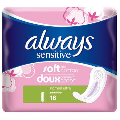 Always Sensitive Ultra Normal Plus with Wings 16 st