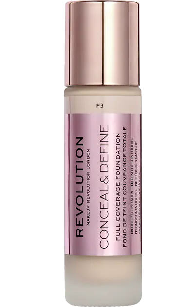 Revolution Makeup Conceal & Define Foundation F3 23 ml
