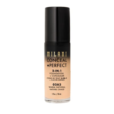 Milani Conceal + Perfect 2in1 Foundation + Concealer 02A2 Warm Natural 30 ml