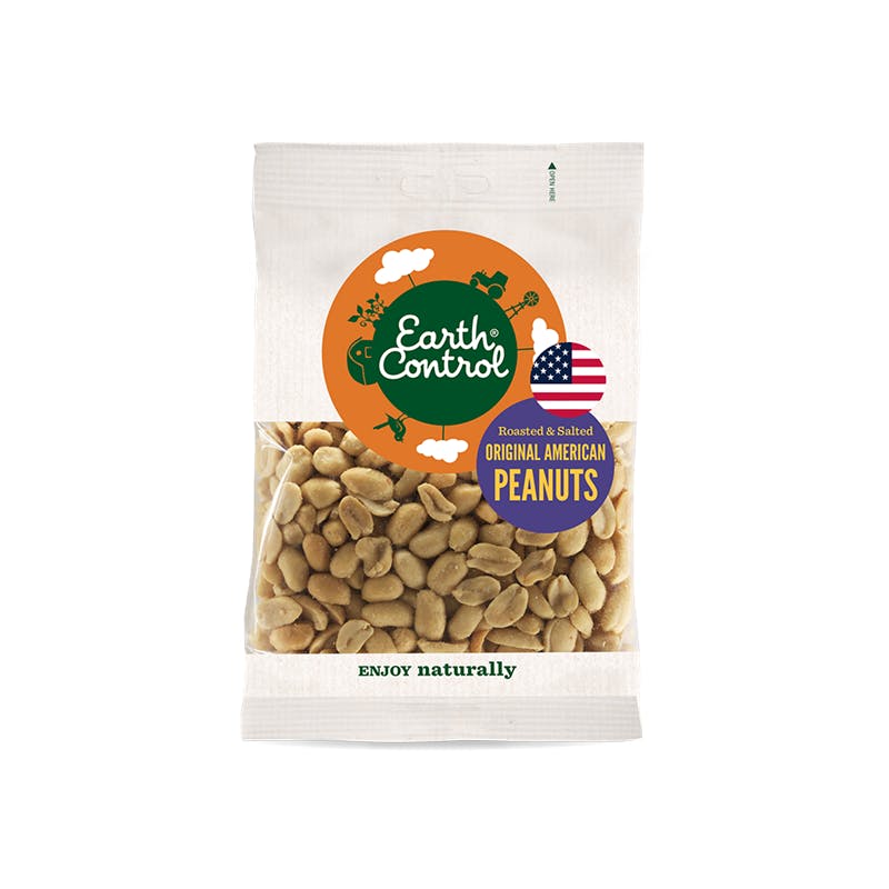 Earth Control Roasted &amp; Salted Peanuts 220 g