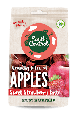 Earth Control Apple Bites Jordbær 55 g