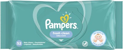 Pampers Baby Wipes Fresh Clean Baby Scent 52 kpl