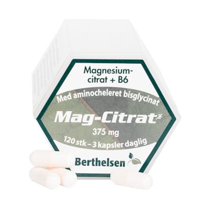 Berthelsen Mag-Citrat 375 mg 120 stk