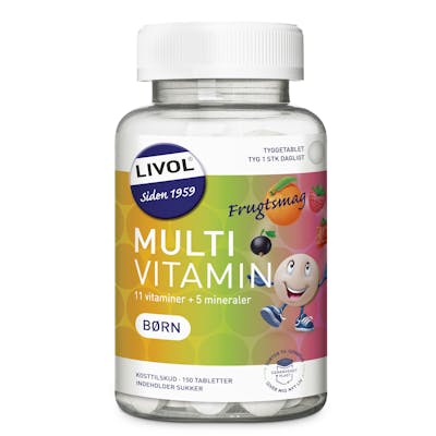 Livol Multivitamines Kinderleer Fruit 150 st