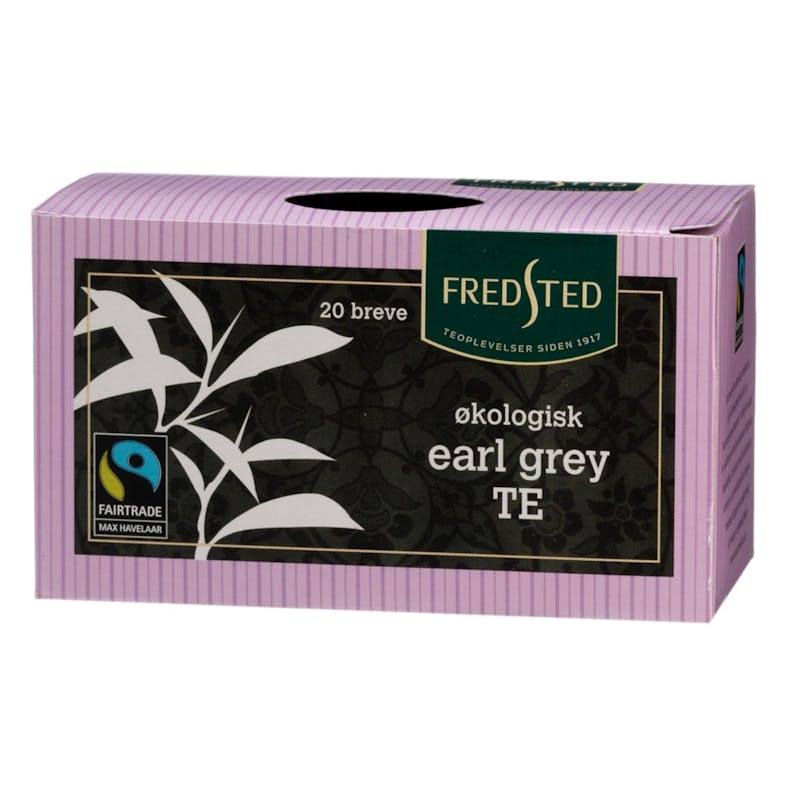 Fredsted luomu musta tee Earl Grey 20 pussia