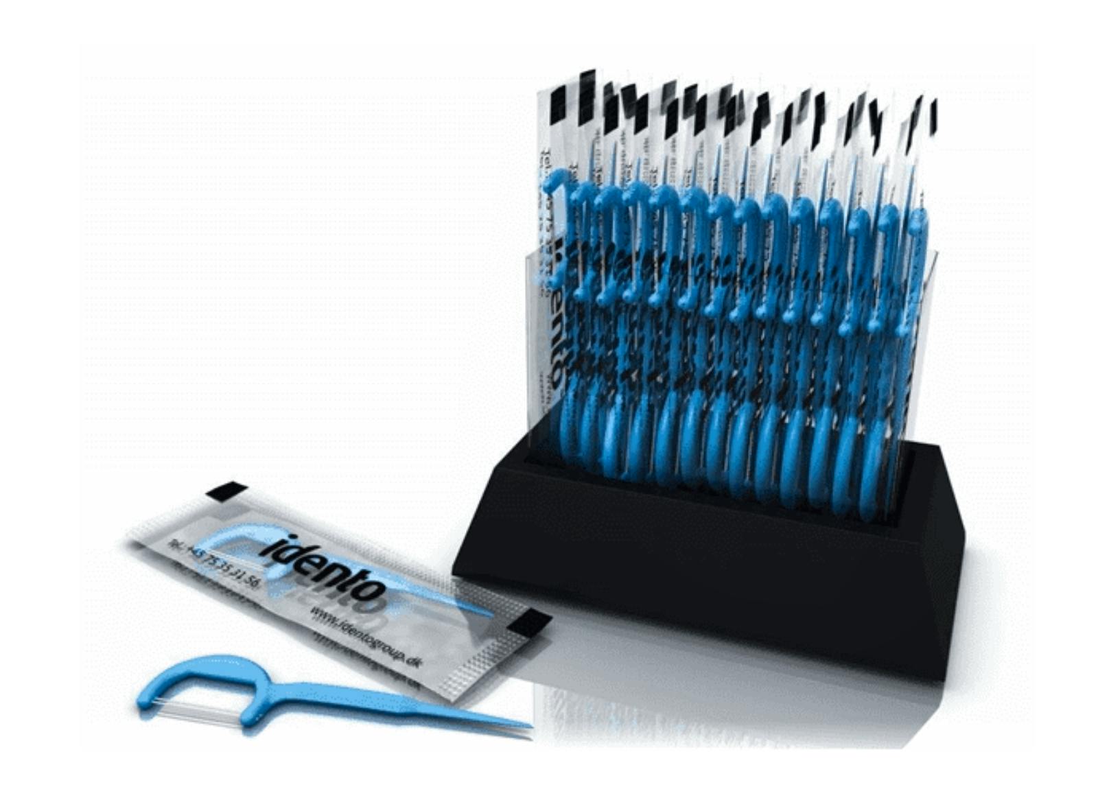 Idento Floss & Stick Single With Tableholder 32 st + 1 st