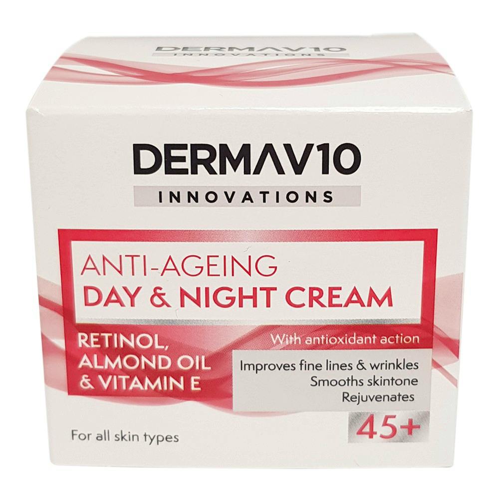 bælte Delvis Depression DermaV10 Anti-Ageing Day & Night Cream 45+ 50 ml - 24.95 kr