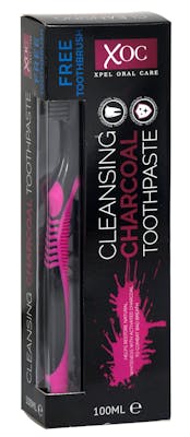 XOC Cleansing Charcoal Toothpaste &amp; Toothbrush 100 ml + 1 stk