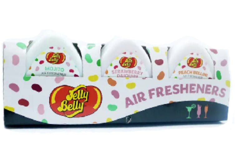 Jelly Belly Air Freshener Mojito, Strawberry Daiquiri & Peach Bellini 3
