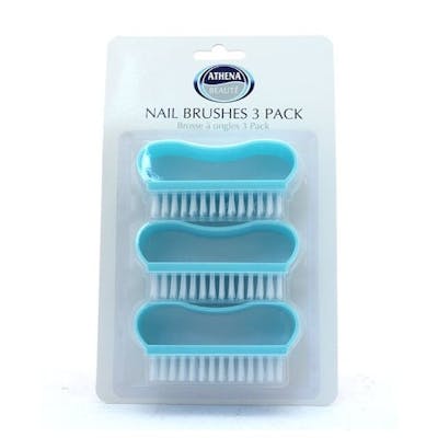 Athena Nail Brushes Trio Assorted 3 st