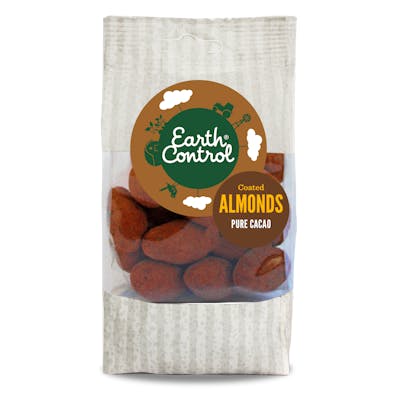 Earth Control Chocolate Coated Cocoa Almonds 150 g