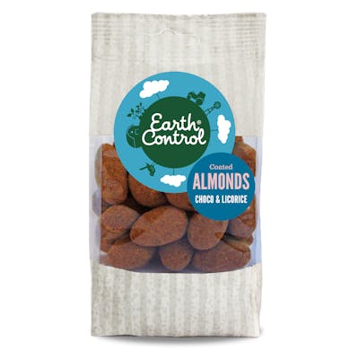 Earth Control Chocolate Coated Licorice Almonds 150 g
