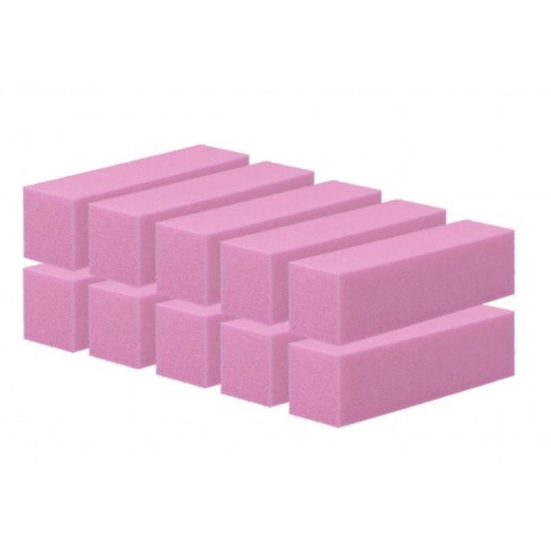Tools For Beauty Pink Nail Buffer Sett 10 kpl