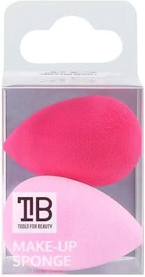 Tools For Beauty Makeup Mini Sponge Water Drop Pink Set 2 pcs