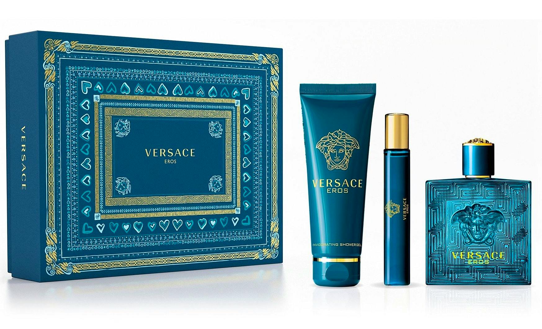 Versace Eros EDT & EDT Mini & Shower Gel 100 ml + 10 ml + 150 ml 50.