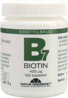 Natur Drogeriet Biotin 425 ug 100 stk