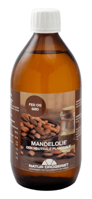 Natur Drogeriet Mandelolie Fed &amp; Sød 500 ml