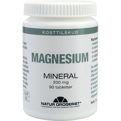 Natur Drogeriet Magnesium 200 mg 90 stk