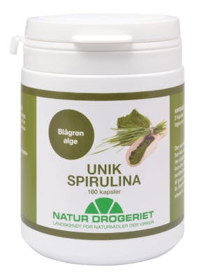 Natur Drogeriet Unik Spirulina Kapsler 320 mg 180 stk