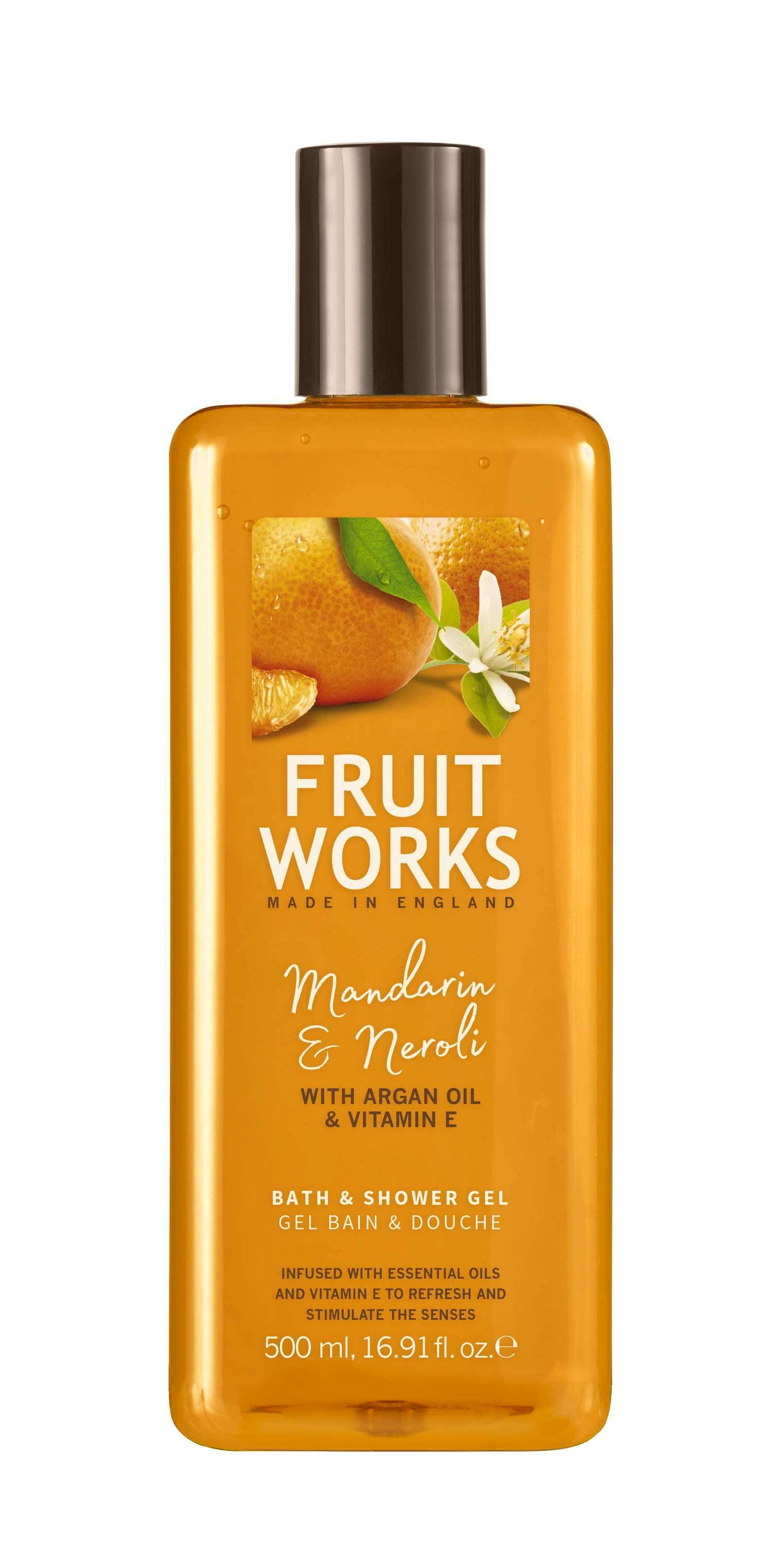 Fruit Works Mandarin & Neroli Bath & Shower Gel 500 ml £3.45