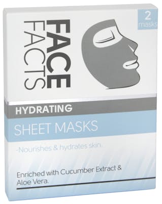 Face Facts Hydrating Sheet Masks 2 kpl