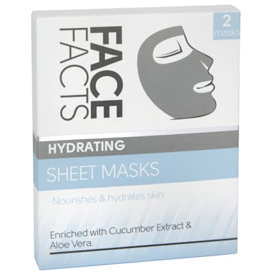 Face Facts Hydrating Sheet Masks 2 stk