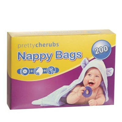 Pretty Cherubs Nappy Bags 200 st
