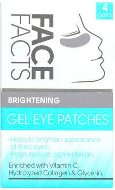 Face Facts Brightening Gel Eye Patches 4 pairs