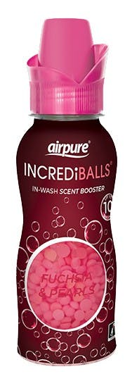 Airpure IncrediBalls in Wash Scent Booster Fuchsia & Pearls 10 washes 128 g