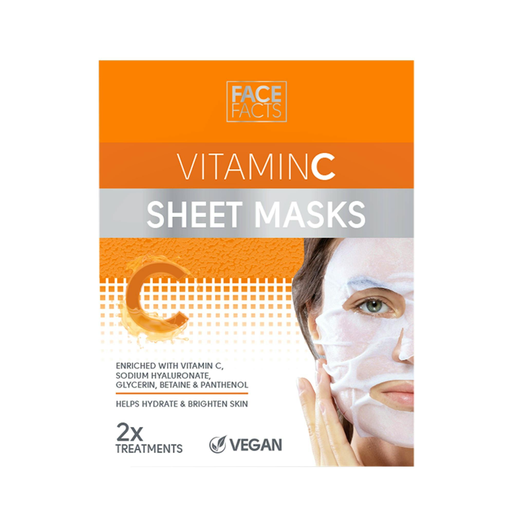 Face Facts Vitamin C Sheet Masks 2 st
