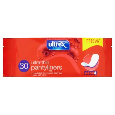 Ultrex Ultra Thin Pantyliners 30 stk