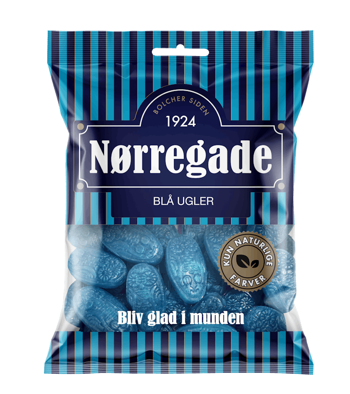 Nørregade Blå Ugler 125 - 19.95