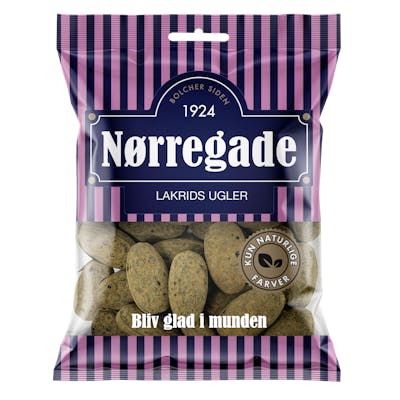 Nørregade Lakrids Ugler 100 g