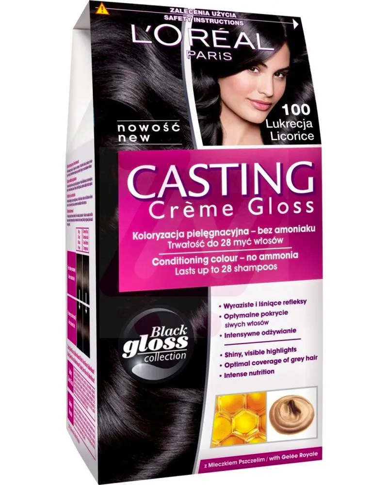 L'Oréal Paris Casting Creme Gloss 100 Licorice 1 pcs