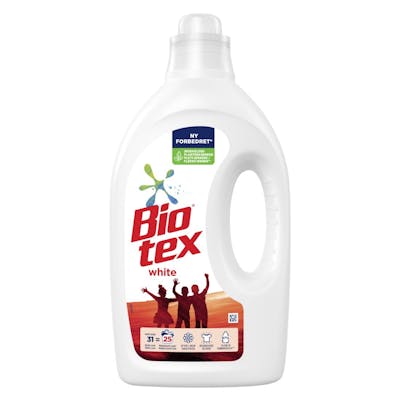 Biotex Nestemäinen Pyykinpesuaine Valkoinen 1250 ml