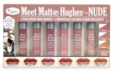 The Balm Meet Matte Hughes Liquid Lipstick Nude Mini Set 6 x 1,2 ml