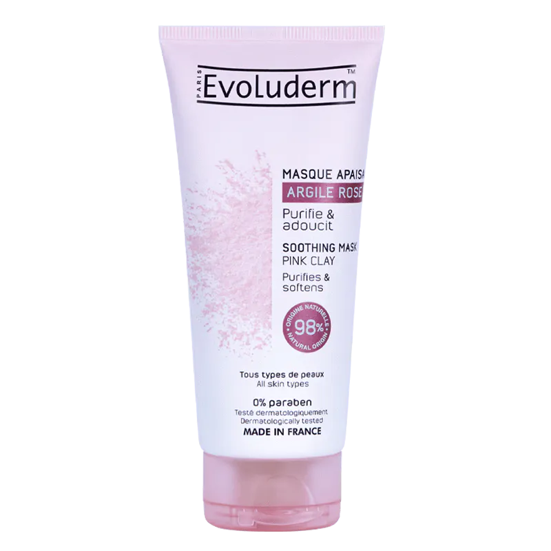 Evoluderm Soothing Mask Pink Clay 100 ml