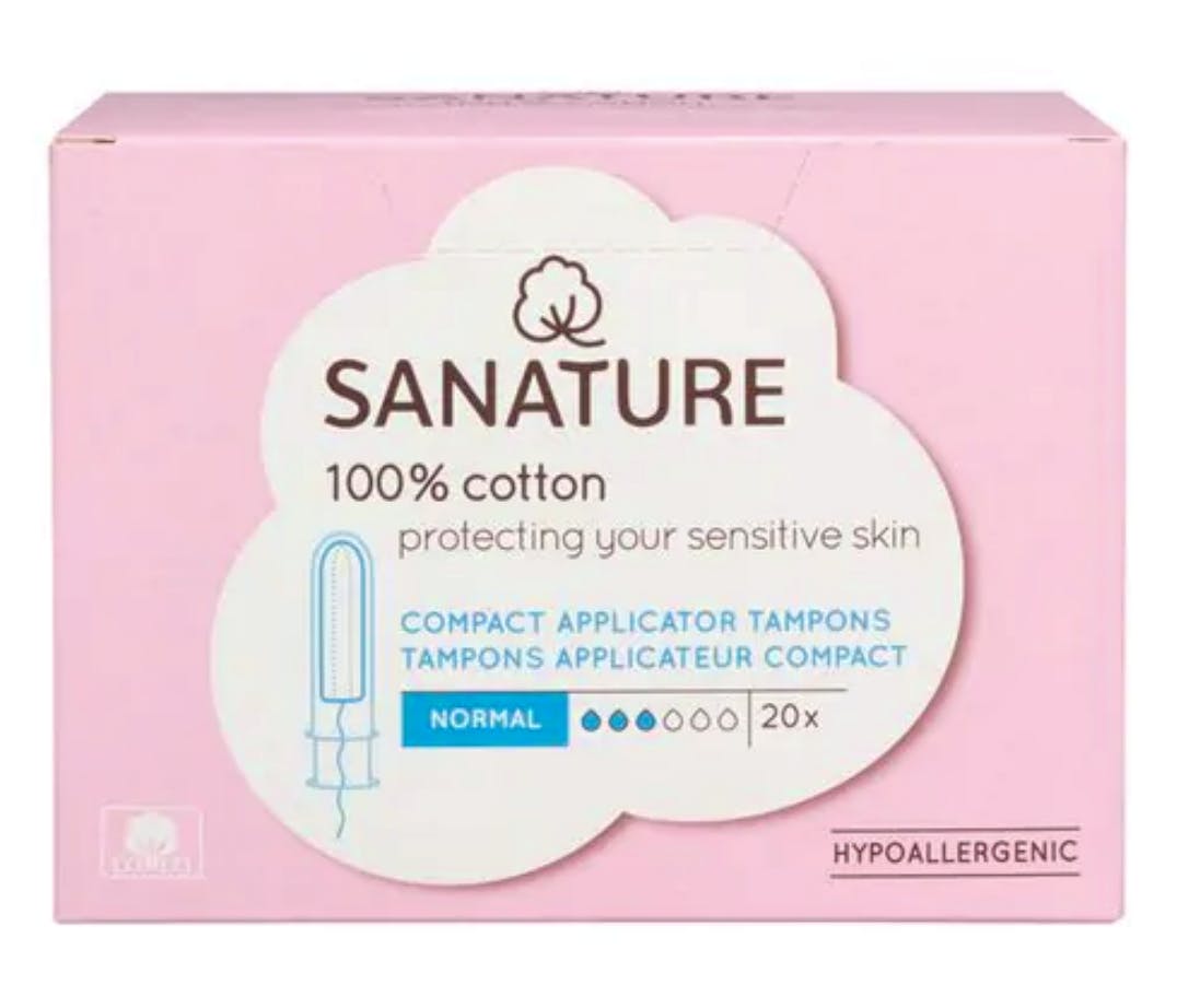 Sanature Compact Applicator Tampons Normal 20 pcs £3.25