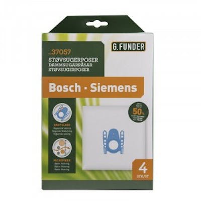 G. Funder Vacuum Cleaner Bags Bosch Siemens 4 pcs