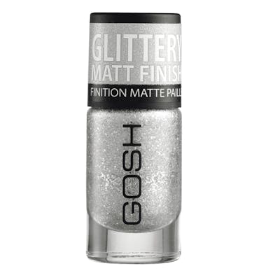 GOSH Frosted Nail Lacquer 01 Silver 8 ml