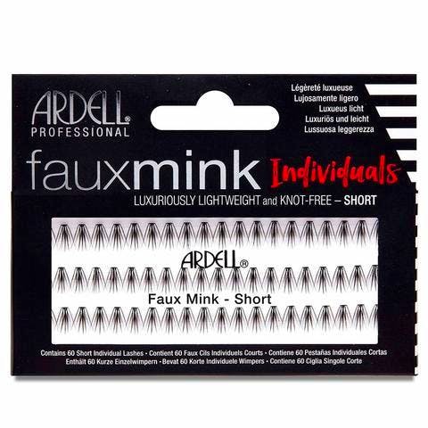 Ardell Faux Mink Individuals Knot-Free Short Black 60 st